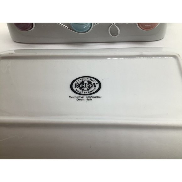 Cordon Blue BIA Jeweled Butter Dish - Picture 10 of 14